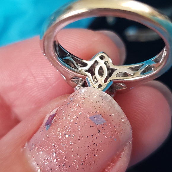 ⭐SOLD ⭐ Natural Diamond Ring set - 14K - Picture 12 of 17